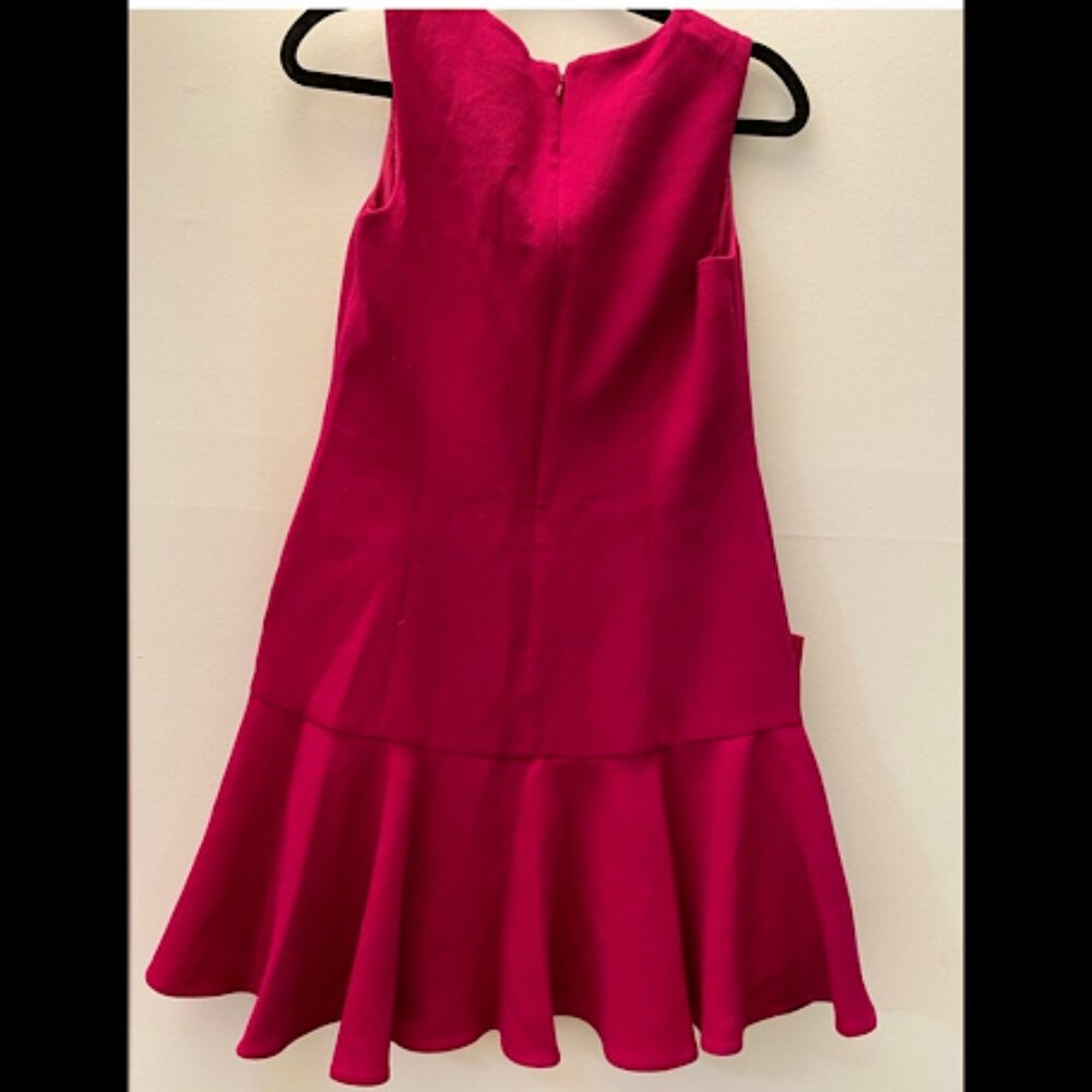 WNWOT Eliza J Pink Pinafore style dress with pleated hem. - Picture 2 of 6